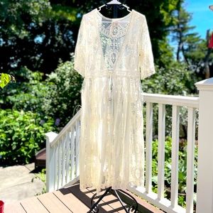 Forgotten Grace Lace Duster Kimono